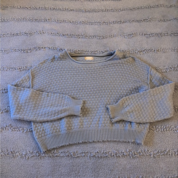 Altar'd State Sweaters - Altar'd State Textured Blue Sweater